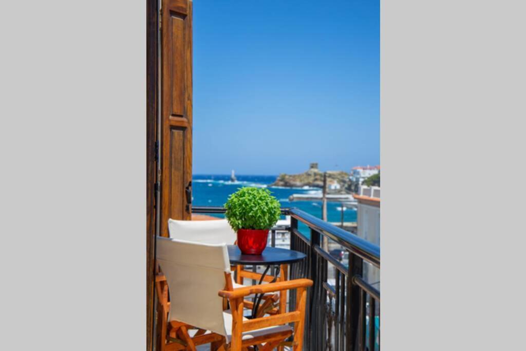 Seaview Stylish Flat In Andros - Walk To Beach Apartment Exterior photo